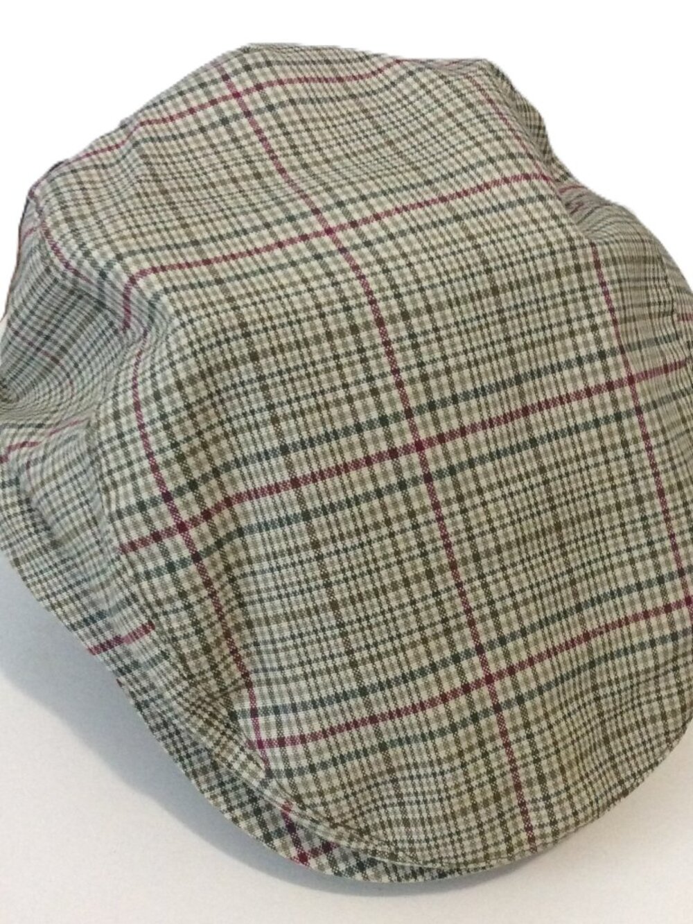 Men's Plaid Newsboy Cap - Summer weight Size M/L